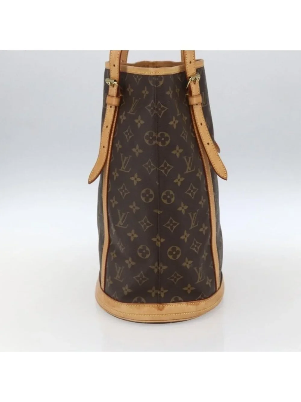Authentic LOUIS VUITTON Monogram Bucket GM Shoulder Bag M42236 LV